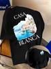 Cs Coastal Scenery Graphic Top Summer Beach Vacation Retro Casual Tee Round Neck Short Sleeve Streetwear 100 Cotton Unisex Tshirt