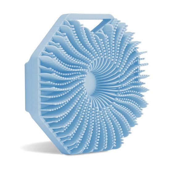 Szczotka pod prysznic Wielokąt Miękka skóra Złuszczający masaż skóry głowy Przenośny ergonomiczny uchwyt Antyseptyczna szczotka do ciała Wanna Szczotka pod prysznic Scruber