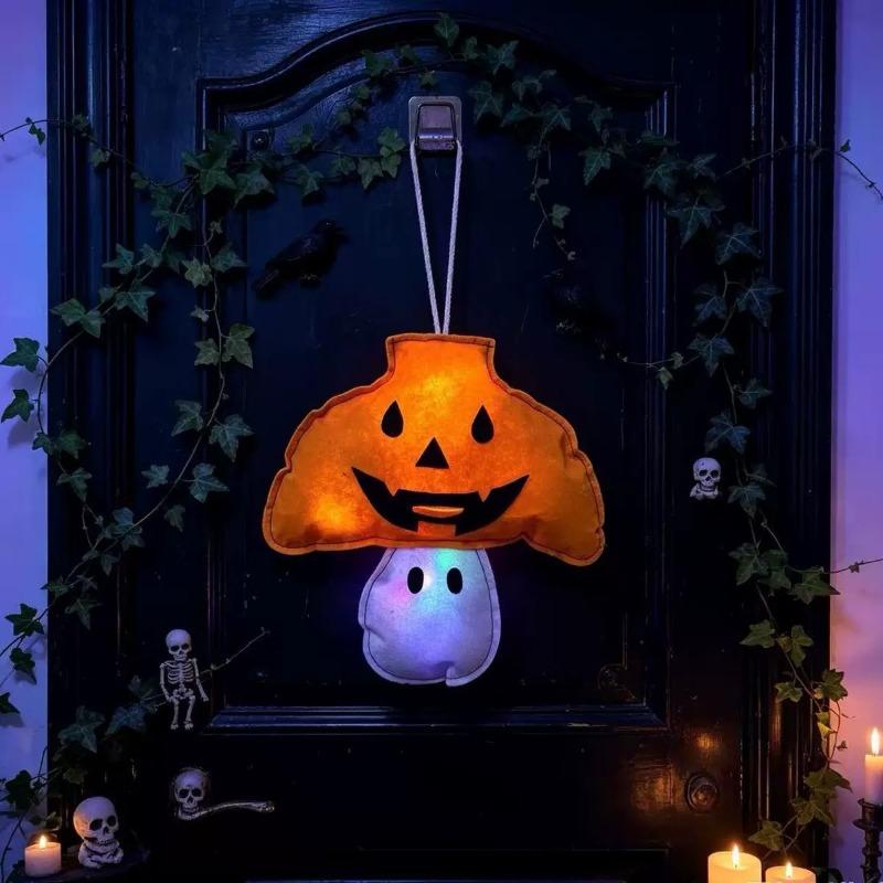 Halloween Pumpkin Lanterns, Ghost Festival Party, Lotus Lantern Decoration Supplies, Party Scene Atmosphere Setting, Hanging Ornaments