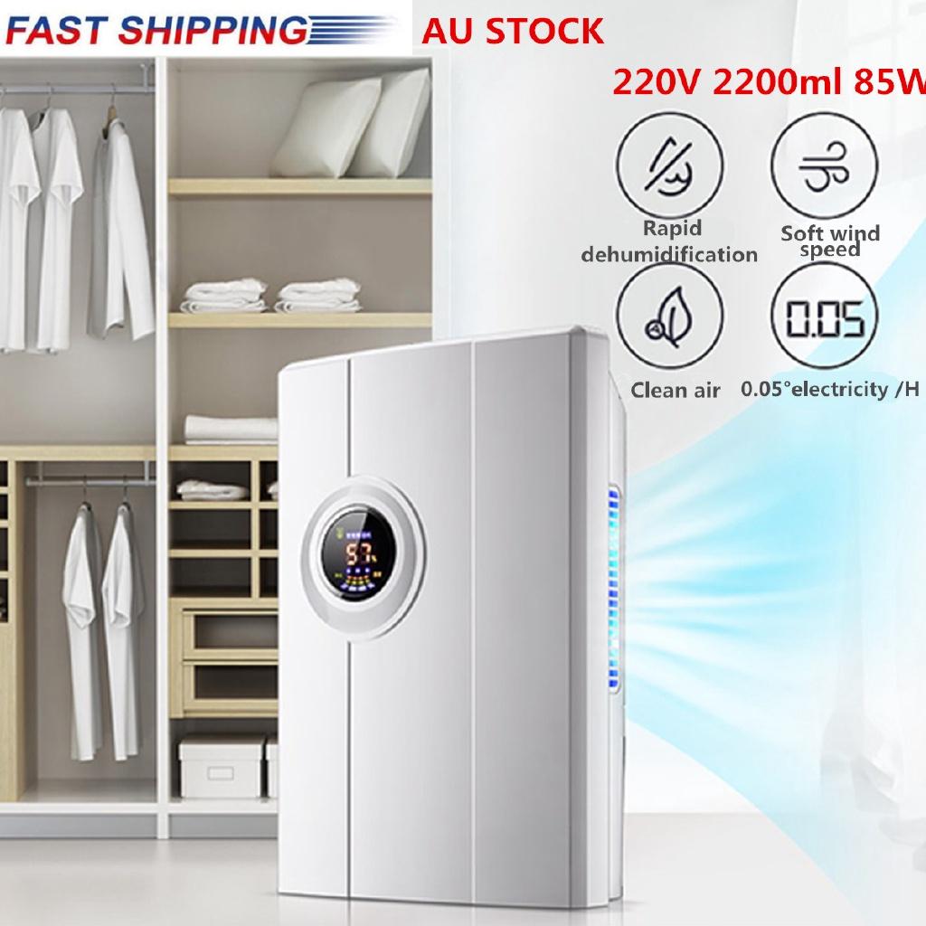 Air Dehumidifier Mini Air Dryer Temperature Moisture Display Semiconductor Desiccant Absorber Car Home Machine 2.2L
