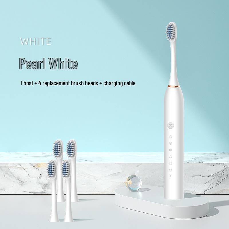 

Rechargeable Sonic Electric Toothbrush for Adults: Soft Bristle, Smart, Couple-Friendly Model. Chinese Version - Small Color Box