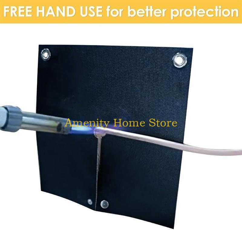 

F26C Heat Resistant Soldering Blanket, Carbon Felt Flame Retardant Mat, For Welding HVAC Application Torchs Work Up To 1800°F China Mainland