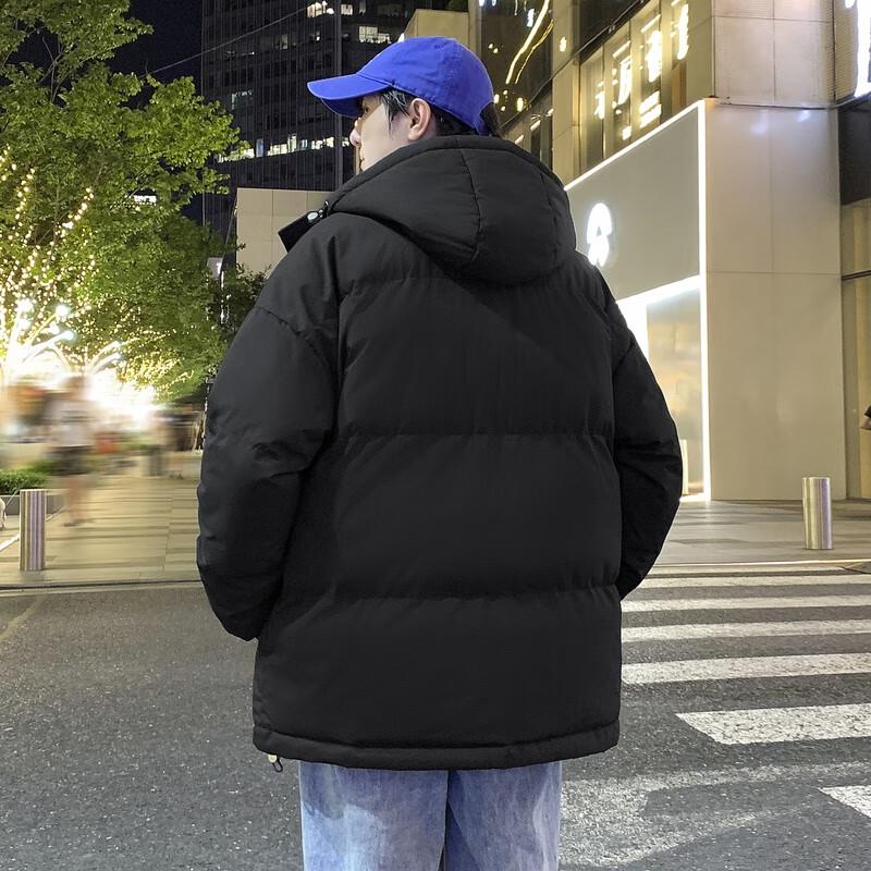 Wassup Sohot Men's Thickened Hooded Padded Jacket