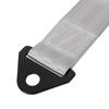 X AUTOHAUX Bumper Trailer Belt Tow Strap Tow Strap Aluminum Alloy Nylon 29 x 4.7 cm 2pcs Gray
