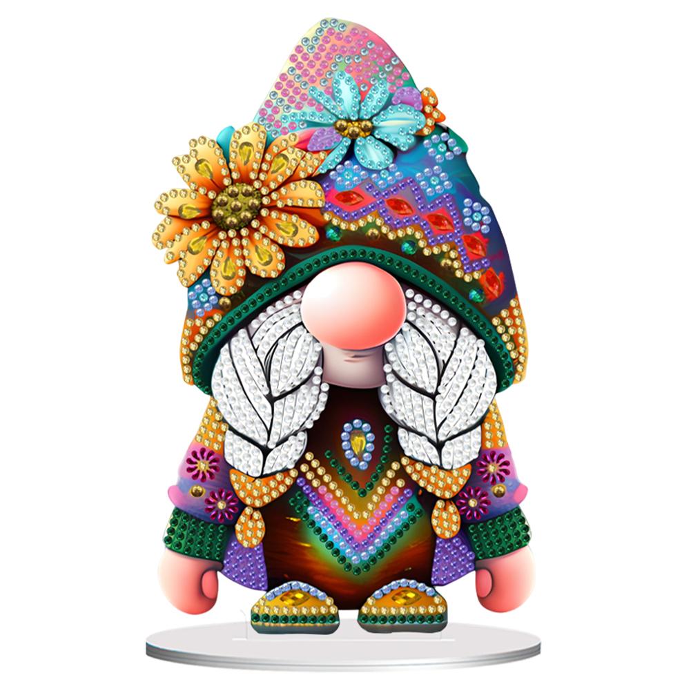 Round+Special Shape Diamond Painting Desktop Ornaments Kit Acrylic Diamond Painting Desktop Decorations for Office Desktop Decor