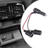 12V-24V Car Cigarettes Lighter Splitter Adapter Cable Cord with Power Switching Button 1 Male To 2/4/3 Female Socket
