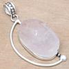 Necklace Rosequartz Drusy Gemstone Gift For Her Jewelry 2.25"