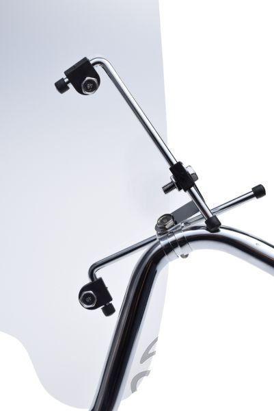 Universal Motorcycle Windshield + Mounts