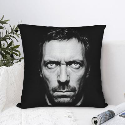 Dr House MD Pillow Case  Comfy Pillow Cover Novelty Pillowcases For Chair Sofa Home Decor