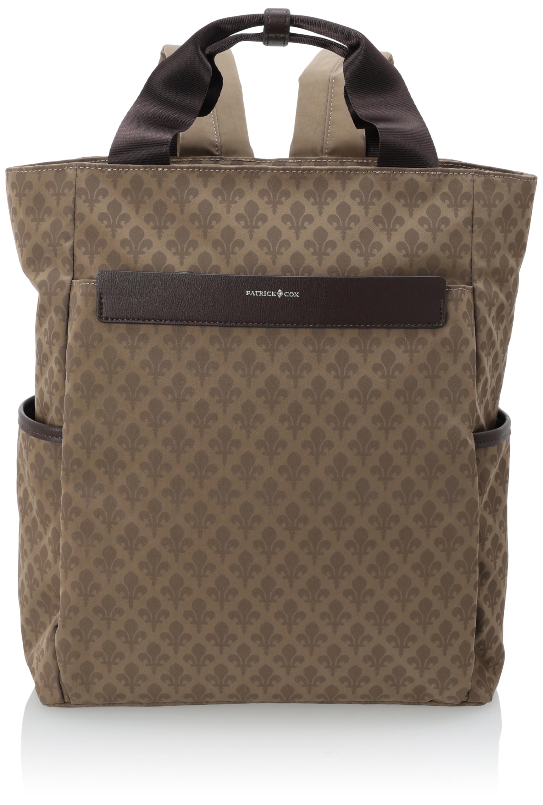 

Backpack Made of domestic lily can store A4 size for easy to care adult beige [Patrick Cox] [Nylon Kings] nylon, print, lightweight, documents, women, бежевий