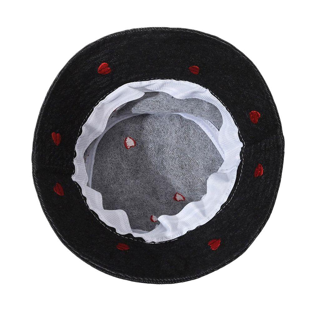 Bob en denim pliable chapeau de plage chapeau Panama d'été pour femmes