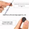 Round Soft Rubber Magnetic Sticker with Self-Adhesive Acrylic Backing