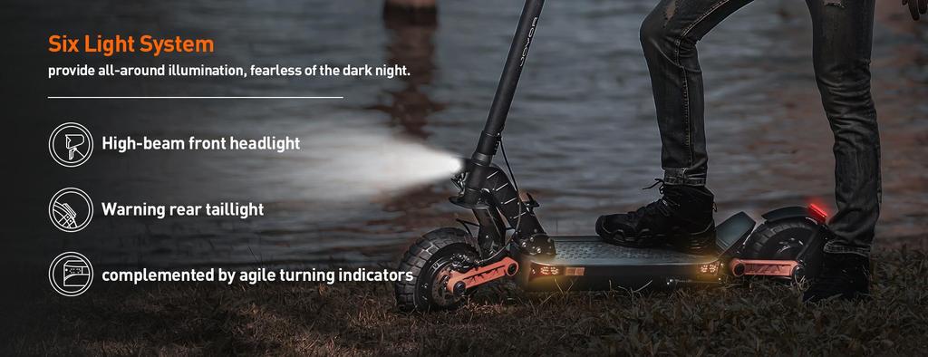 JOYOR S5-Z 600W Foldable Electric Scooter, 48V 13Ah, 55km Range, 10" Off-Road Tires, Dual Disc Brakes, Dual Suspension