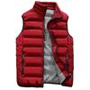 Mens Jacket Sleeveless Vest Winter Fashion Casual Slim Coat Brand Clothing Vests Cotton-Padded Men's Vest Men Waistcoat Big Size
