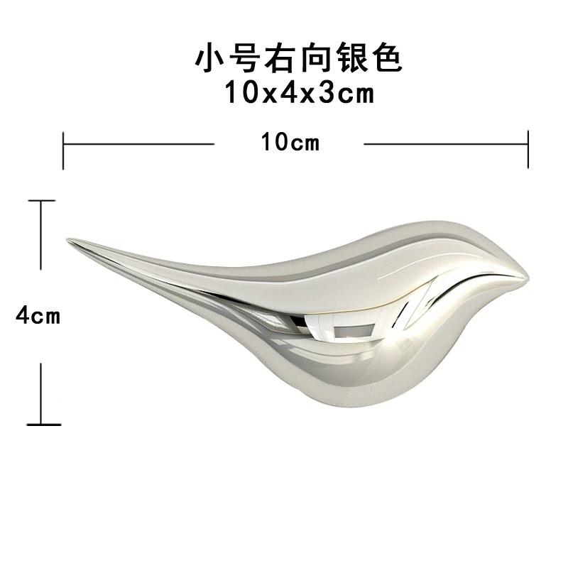 Living Room Wall Mounted Background Display Three-dimensional Bird Electroplating Simulation Animal Wall Mounted Decoration
