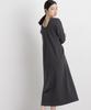Reversible Dress with Choker Size [Nano Universe] Cut-and-Sewn (Women's, F, Charcoal) 669-6119309