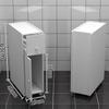 Simple And Stylish Waterproof Toilet Side Narrow Cabinet Mobile Gap Bathroom Organizer Rack Storage Unit Shelf