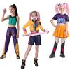 COSSA Kids' Demon/Hunter Cosplay Costume for Girls, Halloween, Cultural Festivals, Events, and Performances (Mira, 110)