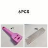 2 Handle 2 Pumice Stone Sticks Cleaning Sticks, Toilet Brush, Bathroom Stain Remover, No Electricity Required