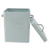Metal Laundry Room Container with Dual Side Handles with Spoon Lid Farmhouse Laundry Powder Container for Washing Powder Rice Dog Food