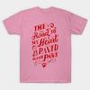 T Shirt Women The Road To My Heart Is Paved... Red Harajuku Print Kawaii Tshirt Summer Short Sleeve Female T-Shirt Top Tee