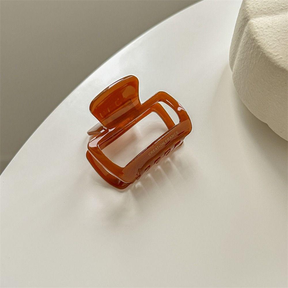 Haar-Greifklammer Acetat-Haarspangen Essigsäure Quadratische Haarspangen Retro Mini-Haarklammer Kopfschmuck