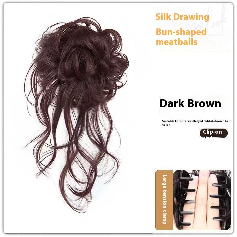 

Synthetic Messy Bun Claw Clip Natural Hair Piece Hair Extensions Curly Party Daily Use Wear For Women Girls Styling Accessories