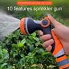 Gartenbewässerung Wasserpistole Gartenbewässerungswerkzeug Gemüsebewässerungssprinkler Mehrzweck-Sprüher Gartenschlauchdüse Mehrfarbig