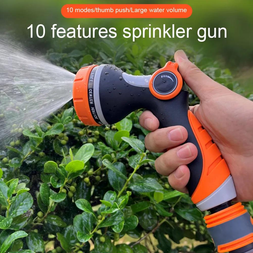 Gartenbewässerung Wasserpistole Gartenbewässerungswerkzeug Gemüsebewässerungssprinkler Mehrzweck-Sprüher Gartenschlauchdüse Mehrfarbig