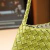Women's New Handmade Woven Shoulder Crossbody Bag, Simple and Casual Women's Handbag, Armpit Bag, Fashionable New Moon