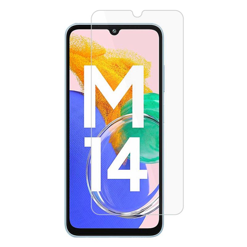

AMORUS For Samsung Galaxy M14 4G Screen Protector Transparent 2.5D High Aluminum-silicon Glass Film As Shown A
