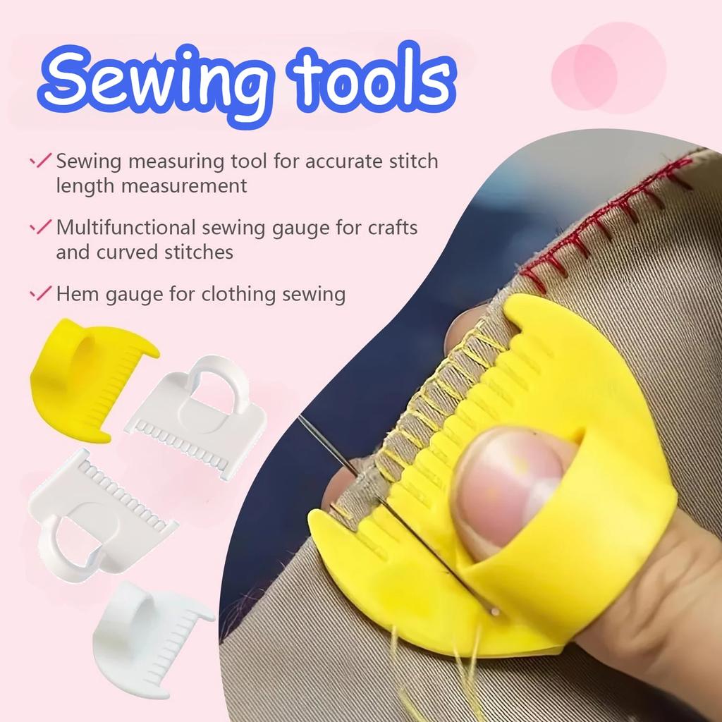 Sewing Guide Template Kit for Consistent Stitches – 3mm Spacing Precision Sewing Tool for Fabric Embroidery & Leathercraft