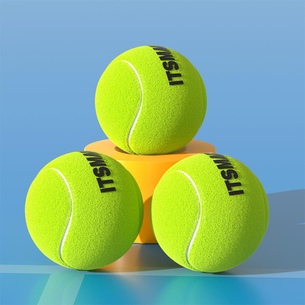 6/12 Pack Tennis Balls for Beginner High Elasticity Practice Tennis Balls with Mesh Bag for Pet Dog Training, Catching