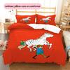 Pippi Longstocking  Pattern Bedding Quilt Set  Home Decoration  Gift (1 * Duvet Cover + 2 * Pillowcase  Without Core)