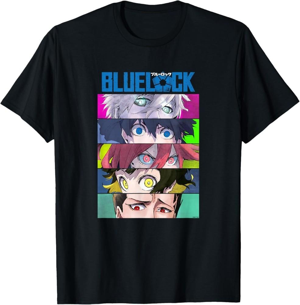 

Blue Lock Main Characters Eyes Split Colorful Chest Portrait T-Shirt 3XL