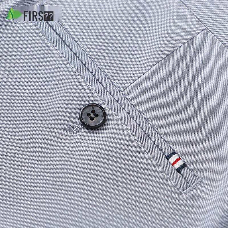 Shanshan Men's Straight-Leg Summer Business Casual Trousers