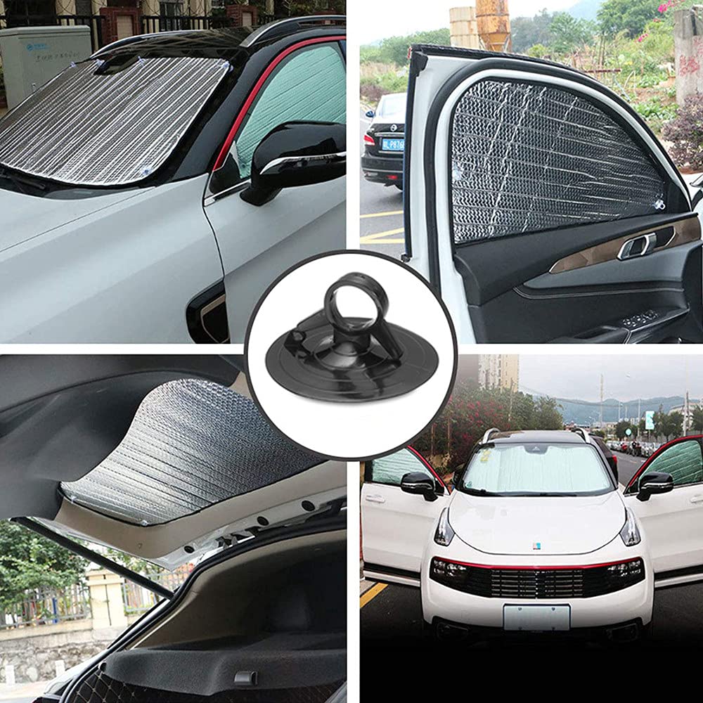 Suction Cup for Park Sun Shade Replacement Auxiliary Black (Pack of 16)