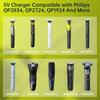 BENSN Charger Cord for Philips Norelco One Blade QP1924, Charging Cable for Philips Beauty Lady Electric Shaver Series 6000 8000, BRL146, BRL166,