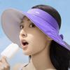 Beneunder Women's Portable Open-Top Bucket Hat Sun Protection Beach Hat UV Protection