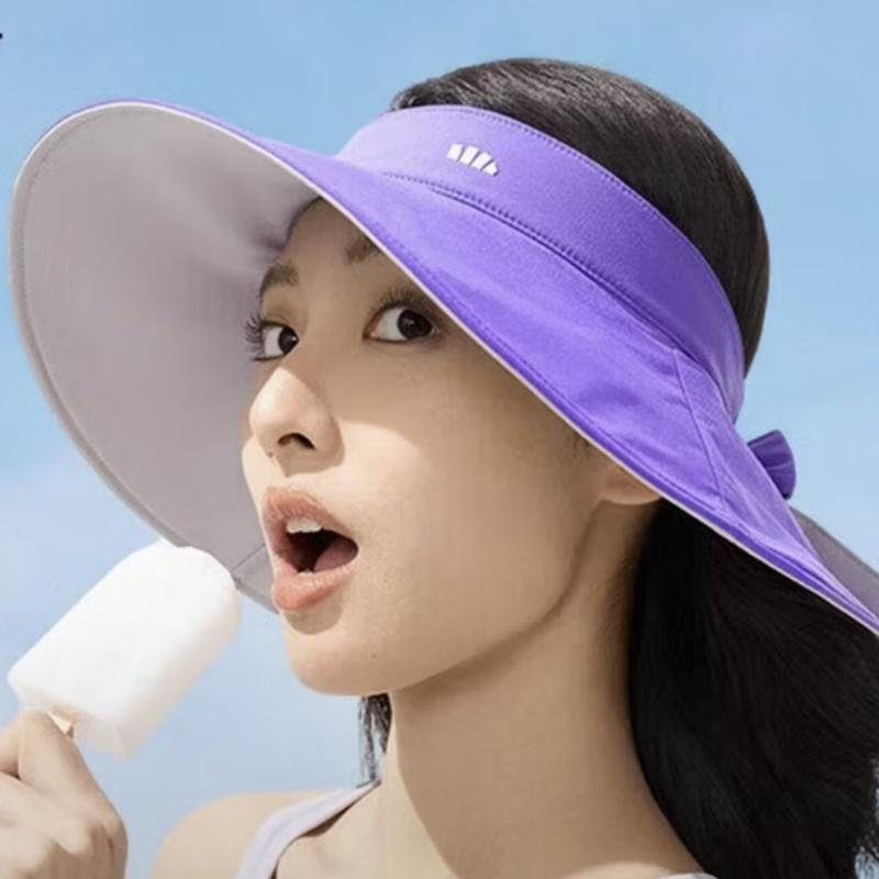 Beneunder Women's Portable Open-Top Bucket Hat Sun Protection Beach Hat UV Protection