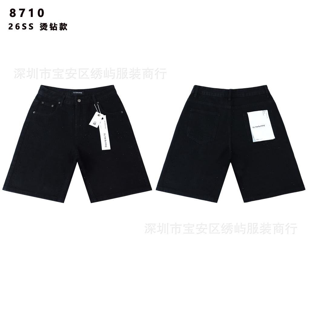 2026 Frühling und Herbst Neu Y2K Gypsy Stern Alt Gewaschen Lässig Locker Shorts Großhandel des gleichen Stils für Männer und Frauen