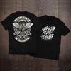 Nueva Camiseta de Manga Corta de Talla Grande 2024 para Hombres y Mujeres, Camiseta Holgada Estampada de Rock Retro Americano Harley Motorcycle