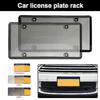 Transparent License Plate Holders with Screws UV Resistant Universal Fit