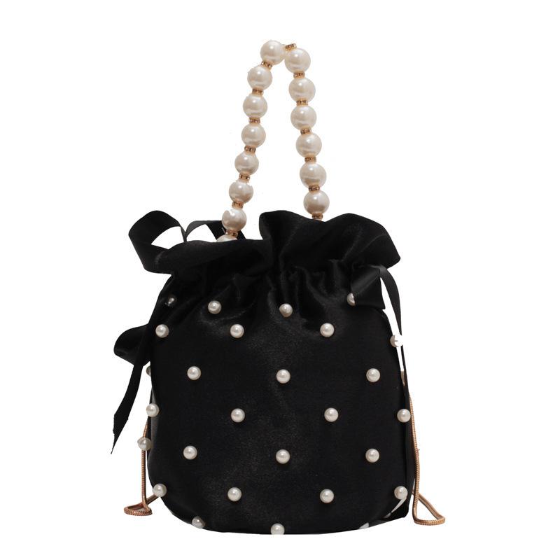 Shoulder bag New pearl fashion trend women's bag Summer large capacity women's handbag Portable chain messenger bag