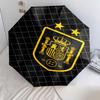 Spain Art pattern, automatic folding umbrella, portable and foldable design, 8 ribs, a Christmas or birthday gift.