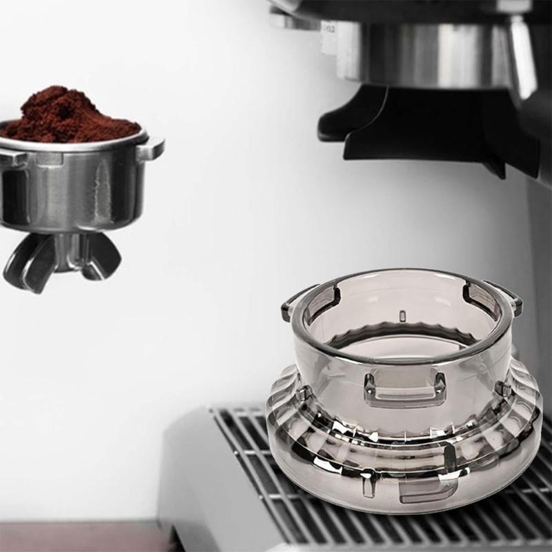 54mm Coffee Powder Rings Espresso Dosing Funnel Plastic Material Universal Powder Receiving Dosing Rings for Machines