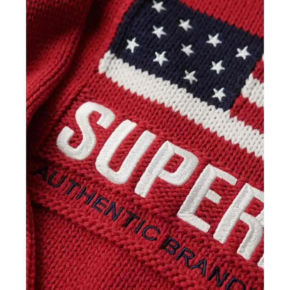 Superdry Свитер с высоким воротом Americana Knit
