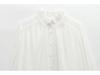 Women's 2025 Spring/Summer European & American Fashion Breathable Embroidered Single-Breasted Top Shirt