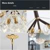Nordic Glasses Chandelier Balck White Coffee Wires Pendant Lights 9 /12 /18 Glass Hanging Lights Luminaria Home Decor Ceilling