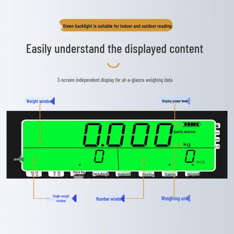 Haozhan Digital Counting Scale with USB Storage (CN Version)